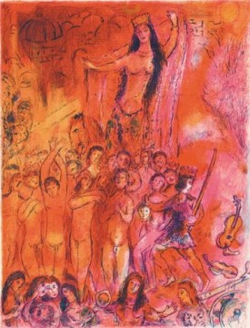Sie waren in vierzig Paaren der Zeitgenosse Marc Chagall Ölgemälde